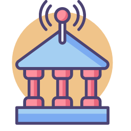 Political Announcement Icon, political announcement,podium,signal