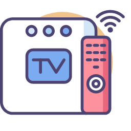 Smart TV Box Icon, smart TV box,TV box,remote
