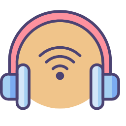 Wireless Headset Icon, wireless headset,audio,headset