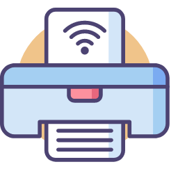 Wireless Printer Icon, wireless printer,printer,wifi