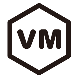 VM Icon, VM,virtual machine,hexagon
