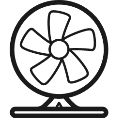 Floor Fan Icon, floor fan,air