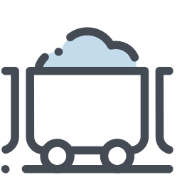 Coal Transport Icon, coal transport,fossil fuel,transportation