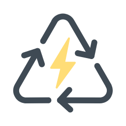 Renewable Energy Cycle Icon, renewable energy,cycle,sustainability