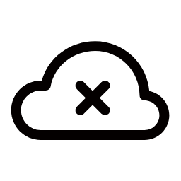 Closed Cloud Icon, cloud,closed
