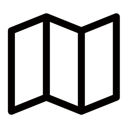 Map Icon, map,folded