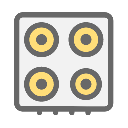 Gas Stove Icon, gas stove,kitchen,appliance