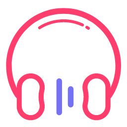 Headphones Icon, headphones,audio,pause