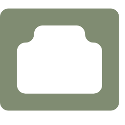 Green - Gray Camera - Shaped Icon, camera,gray - green,icon