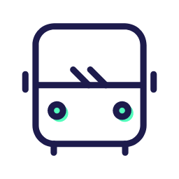 Smart Transportation Icon, smart transportation,bus