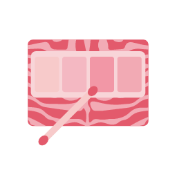Tiger - Stripe Makeup Palette Icon, makeup palette,makeup,tiger stripe