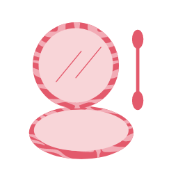 Tiger - Stripe Mirror and Brush Icon, mirror,brush,tiger stripe