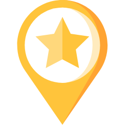 Favourite Location Pin Icon, favourite,pin,location
