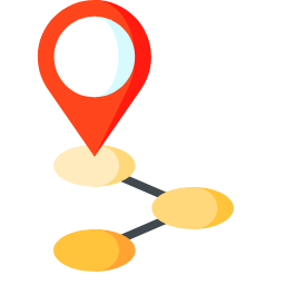 Linked Areas Location Pin Icon, linked areas,pin,location