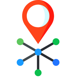 Links Location Pin Icon, links,pin,location