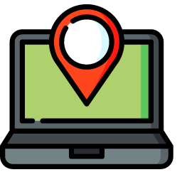 Laptop Location Icon, laptop,location,GPS