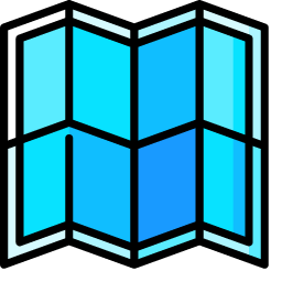 Map Icon, map,folded,navigation