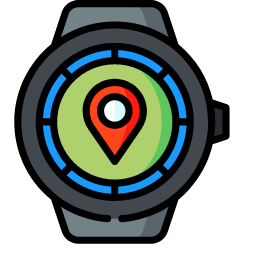 Smart Watch Location Icon, smart watch,location,GPS