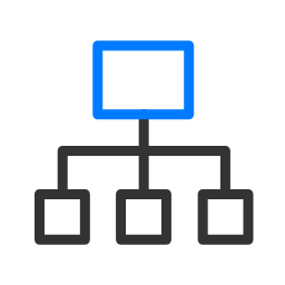 Organization Icon, organization,hierarchy,structure