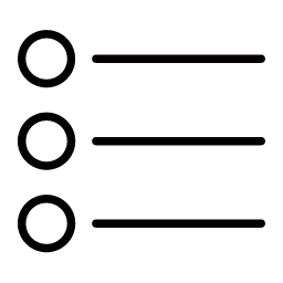Bulleted List Icon, list,bulleted