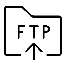 To FTP Icon, FTP,folder,upload