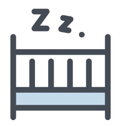 Baby Crib Icon, baby crib,sleep