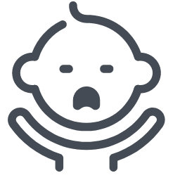 Crying Baby Icon, crying baby,distress