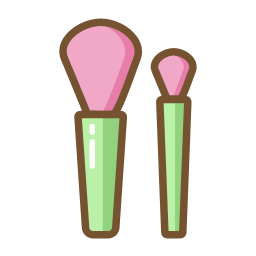 Makeup Brushes Icon, makeup brushes,beauty tool