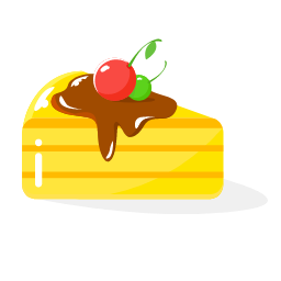 Cake Slice Icon, cake,dessert