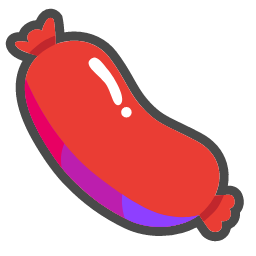 Sausage Icon, sausage,meat