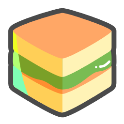 Square Cake Icon, square cake,cake
