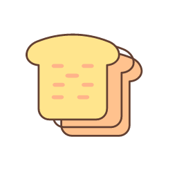 Bread Slice Icon, bread,slice