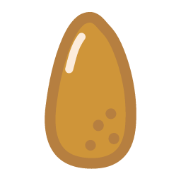 Almond Icon, almond,nut