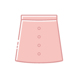 A - Line Skirt Icon, A - line skirt,skirt