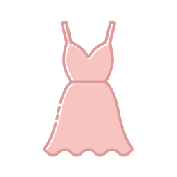 Suspender Dress Icon, suspender dress,dress