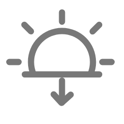 Sunset Time Icon, sunset,time,travel