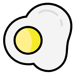 Fried Egg Icon, egg,fried