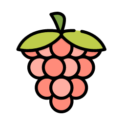 Grapes Icon, grapes,fruit
