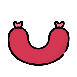 Sausage Icon, sausage,meat
