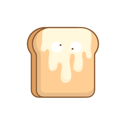 Cartoon Bread Icon, bread,snack,cartoon