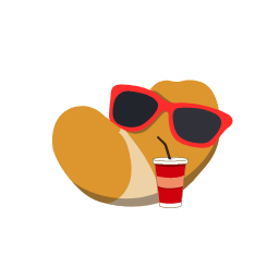 Cartoon Cashew Icon, cashew,nut,cartoon