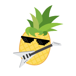 Cartoon Pineapple Icon, pineapple,fruit,cartoon