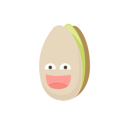 Cartoon Pistachio Icon, pistachio,nut,cartoon