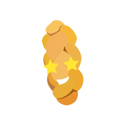 Cartoon Twist Icon, twist,snack,cartoon