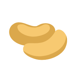 Cashew Icon, cashew,nut,snack