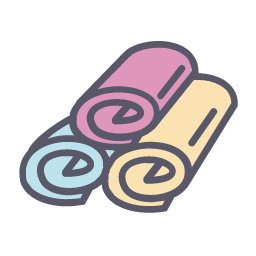 Fabric Rolls Icon, fabric,rolls