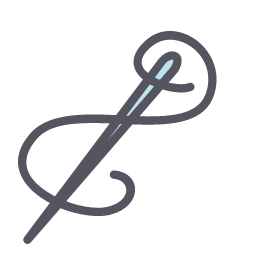 Needle Icon, needle,stitching
