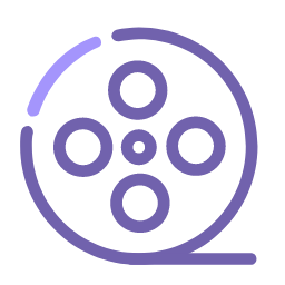 Video Icon, video,film reel,media