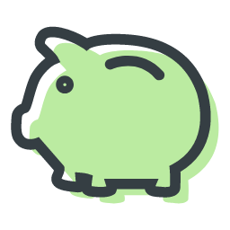 Deposit Icon, deposit,savings,piggy bank