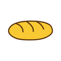 Eating Breakfast Icon, eating breakfast,bread,morning meal